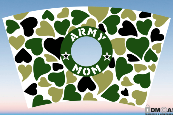 Army Mom 24oz Venti Wrap