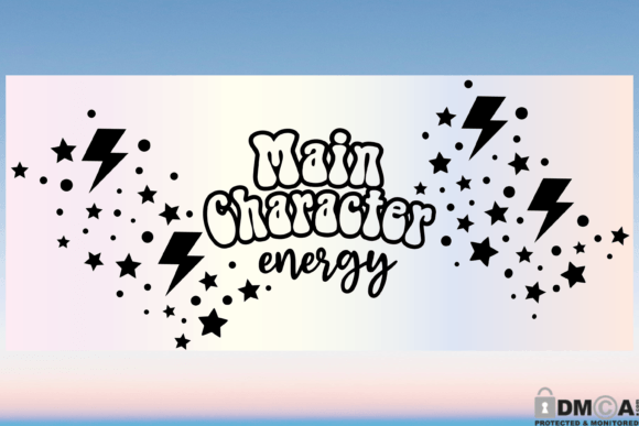 Main Character Energy 16oz Libbey Wrap