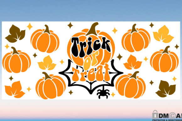 Trick or Treat 16oz Libbey Glass Wrap